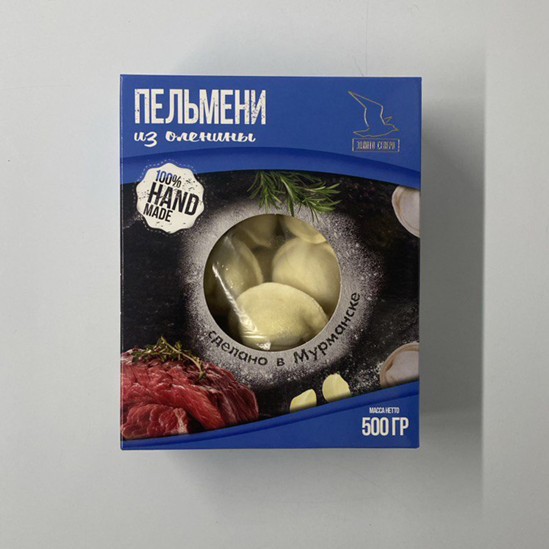 Пельмени из оленины